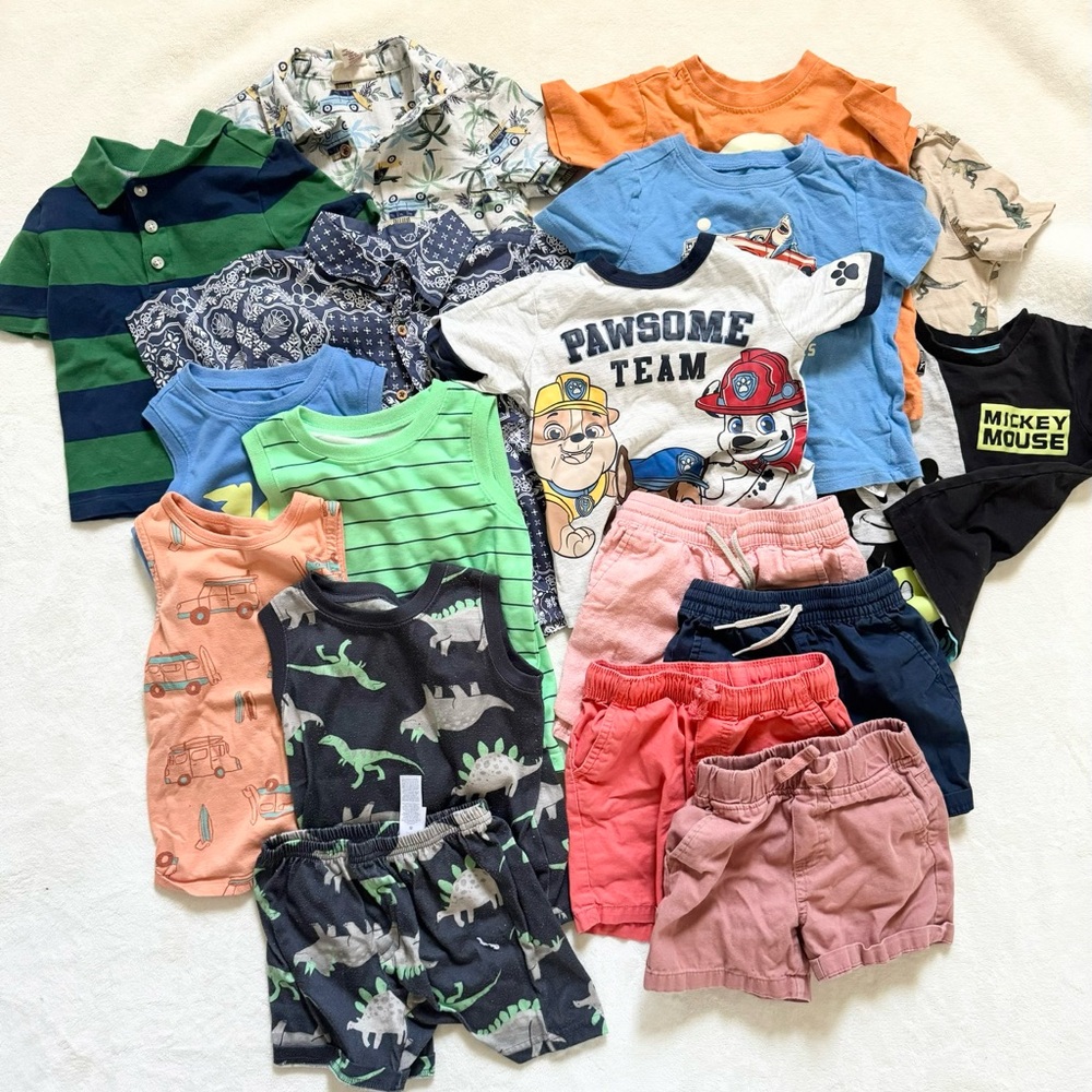 3T Assorted Warm Weather Kids Clothing Bundle Lot Summer